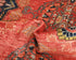 5x7 Red Blue Ersari Afghan Hand Knotted Veg Dye Wool Area Rug