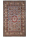 13x17 Gray Kazak Afghan Hand Knotted Wool Area Rug