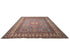 13x17 Gray Kazak Afghan Hand Knotted Wool Area Rug