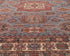 13x17 Gray Kazak Afghan Hand Knotted Wool Area Rug