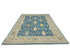 9x12 Zeigler Blue Afghan Hand Knotted Wool Area Rug