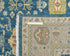 9x12 Zeigler Blue Afghan Hand Knotted Wool Area Rug