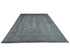 9x12 Chobi Gray Over Dye Afghan Hand Knotted Floral High Low Wool Area Rug