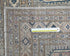 11 Ft Gray Kazak Afghan Hand Knotted Geometric Wool Runner Rug