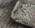 11 Ft Gray Kazak Afghan Hand Knotted Geometric Wool Runner Rug