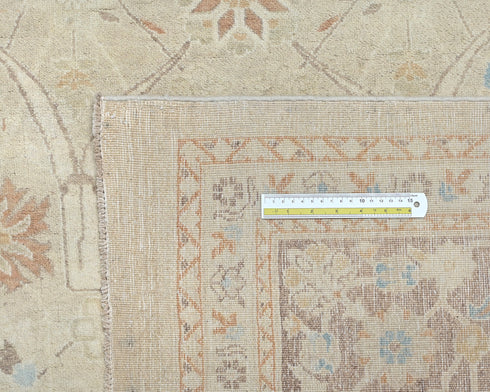 Beige 10x13 Oriental Persian Style Hand Knotted Wool Area Rug