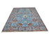 6x8 Blue Khurgeen Afghan Hand Knotted Wool Area Rug