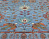 6x8 Blue Khurgeen Afghan Hand Knotted Wool Area Rug