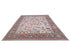 Alfombra afgana Aryana de lana teñida con tinte vegetal, anudada a mano, color gris, 9 x 12