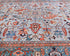Alfombra afgana Aryana de lana teñida con tinte vegetal, anudada a mano, color gris, 9 x 12