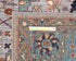 9x12 Gray Aryana Afghan Hand Knotted Veg Dye Wool Area Rug