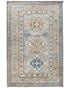 3x5 Kazak Gray Brown Hand Knotted Geometric Wool Area Rug
