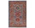 3x5 Gray Rust Kazak Afghan Hand Knotted Geometric Wool Area Rug