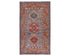 3x5 Gray Kazak Afghan Hand Knotted Geometric Wool Area Rug