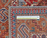 3x5 Gray Kazak Afghan Hand Knotted Geometric Wool Area Rug