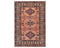 3x5 Kazak Afghan Hand Knotted Geometric Wool Area Rug