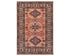3x5 Kazak Afghan Hand Knotted Geometric Wool Area Rug