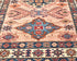 3x5 Ft Kazak Afghan Hand Knotted Geometric Wool Area Rug
