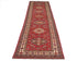11 Feet Red Kazak Afghan Hand Knotted Wool Runner Rug