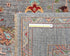 6x8 Gray Khurgeen Afghan Hand Knotted Wool Area Rug