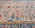 Alfombra afgana Aryana de lana teñida con vegetales, anudada a mano, color gris, 9 x 12