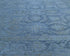 9x12 Ft Blue Over Dye Chobi Afghan Hand Knotted Floral High Low Wool Area Rug