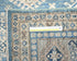 8x10 Blue Kazak Afghan Hand Knotted Geometric Wool Area Rug