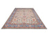 9x12 Gray Blue Aryana Afghan Hand Knotted Veg Dye Wool Area Rug