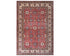 Red 9x12 Kazak Afghan Hand Knotted Geometric Wool Area Rug