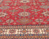 9x12 Red Kazak Afghan Hand Knotted Geometric Wool Area Rug
