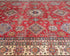 9x12 Red Kazak Afghan Hand Knotted Geometric Wool Area Rug