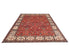 8x10 Red Aryana Afghan Hand Knotted Veg Dye Wool Area Rug