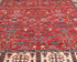 Alfombra afgana Aryana roja de lana teñida con vegetales, anudada a mano, de 9 x 12 pulgadas