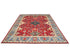 8x10 Red Aryana Afghan Hand Knotted Veg Dye Wool Area Rug