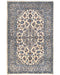 3x5 Oriental Persian Style Beige Hand Knotted Wool Area Rug