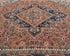 8x10 Vintage Heriz Terracotta Persian Style Hand Knotted Wool Area Rug