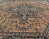 8x11 Vintage Heriz Terracotta Persian Style Hand Knotted Wool Area Rug