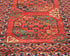 10 Ft Rusty Red Ersari Afghan Hand Knotted Veg Dye Wool Runner Rug