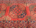 10 Ft Rusty Red Ersari Afghan Hand Knotted Veg Dye Wool Runner Rug
