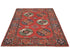 4x6 Rusty Red Ersari Afghan Hand Knotted Veg Dye Wool Area Rug