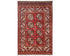 4x6 Red Ersari Afghan Hand Knotted Veg Dye Wool Area Rug