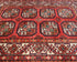 4x6 Red Ersari Afghan Hand Knotted Veg Dye Wool Area Rug