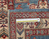 14 Feet Blue Kazak Afghan Hand Knotted Wool Runner Rug