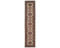 12 Feet Beige Kazak Afghan Hand Knotted Wool Runner Rug
