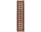 12 Feet Beige Kazak Afghan Hand Knotted Wool Runner Rug