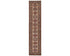 12 Feet Beige Kazak Afghan Hand Knotted Wool Runner Rug