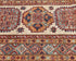 12 Feet Beige Kazak Afghan Hand Knotted Wool Runner Rug