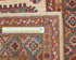 12 Feet Beige Kazak Afghan Hand Knotted Wool Runner Rug