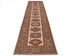 12 Feet Beige Kazak Afghan Hand Knotted Wool Runner Rug