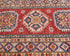 13 Feet Red Kazak Afghan Hand Knotted Wool Runner Rug